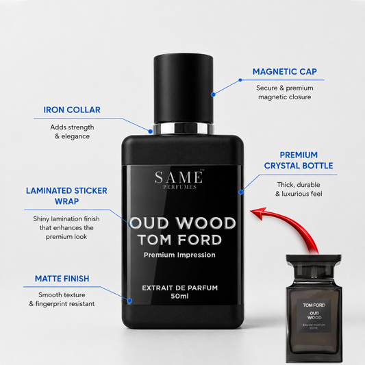 OUD WOOD TOM FORD 50ML — Premium Impression | 40% Oil Concentration Perfume