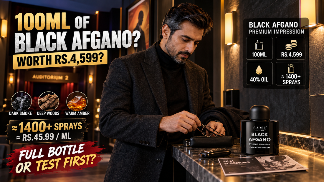BLACK AFGANO PREMIUM IMPRESSION 100ML Rs.4,599 – Is the Large Bottle Worth Buying?