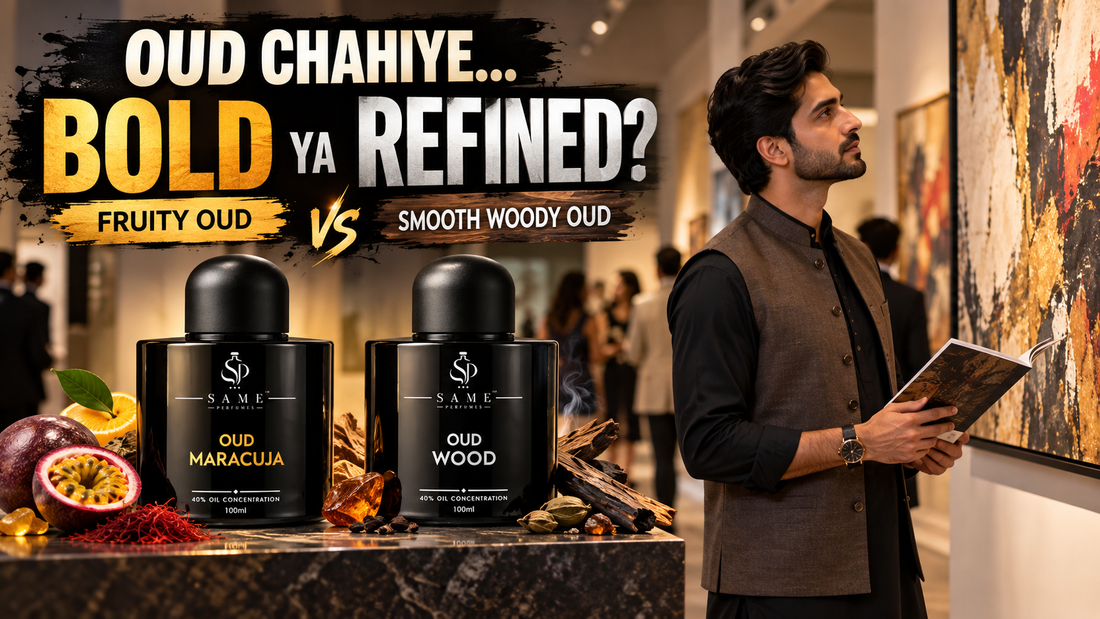 Oud Maracuja vs Oud Wood – Which PREMIUM IMPRESSION Should You Buy in Pakistan? 2026