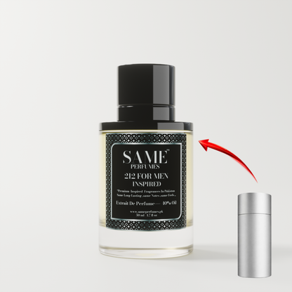 212 For Men — Premium Impression | 40% Oil Extrait Perfume