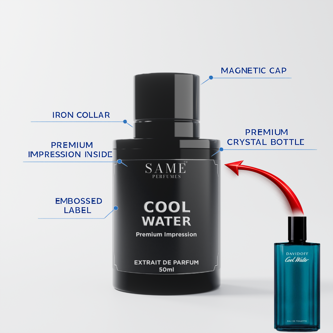 COOL WATER — Premium Impression | 40% Oil Concentration Perfume