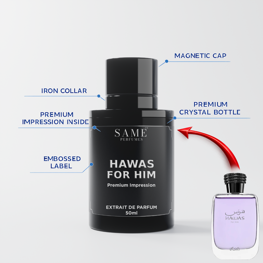 HAWAS FOR HIM — Premium Impression | 40% Oil Concentration Perfume