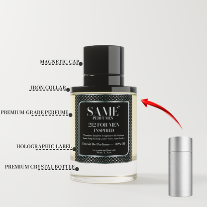 212 For Men — Premium Impression | 40% Oil Extrait Perfume