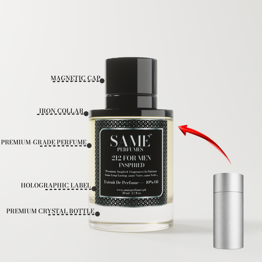 212 For Men — Premium Impression | 40% Oil Extrait Perfume