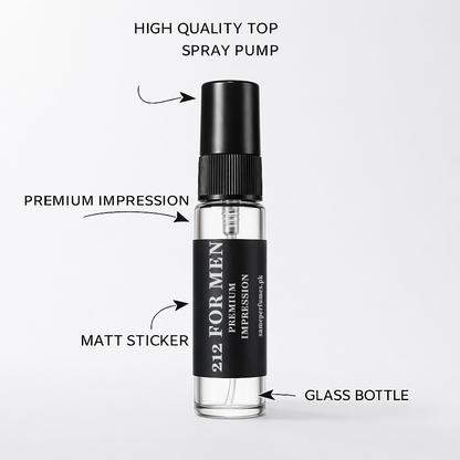 212 For Men TESTER — Premium Impression | 40% Oil Extrait Perfume