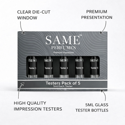 Choose Any 5 Testers – Premium Impression Pack - 40% Oil Concentration