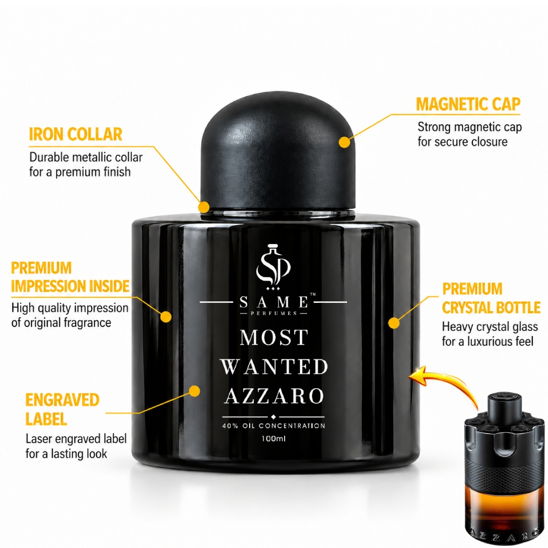 AZZARO THE MOST WANTED 100ML — PREMIUM IMPRESSION | 40% Oil Concentration