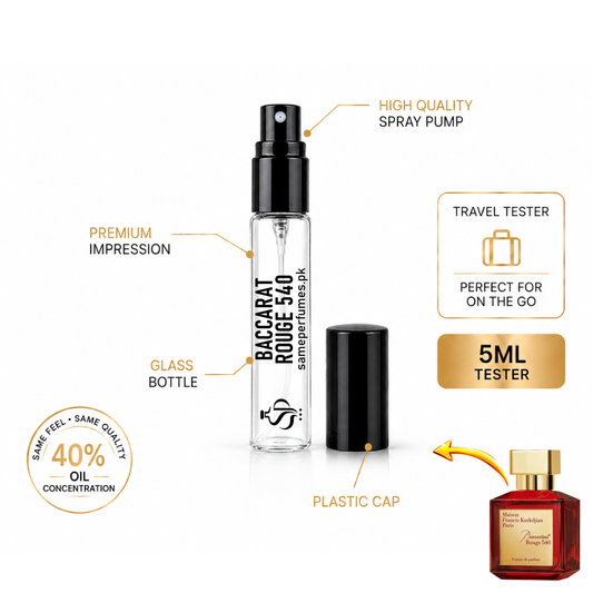 BACCARAT ROUGE 540 MFK TESTER 5ML — PREMIUM IMPRESSION | 40% Oil Concentration