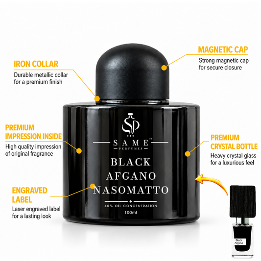 BLACK AFGANO NASOMATTO 100ML — PREMIUM IMPRESSION | 40% Oil Concentration