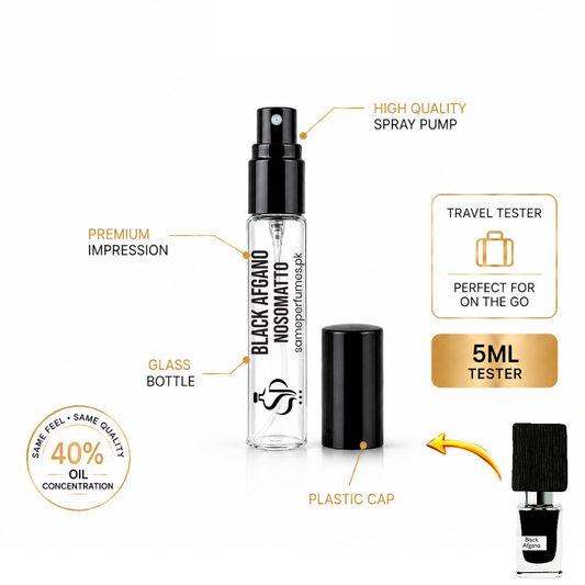 BLACK AFGANO NASOMATTO TESTER 5ML — PREMIUM IMPRESSION | 40% Oil Concentration