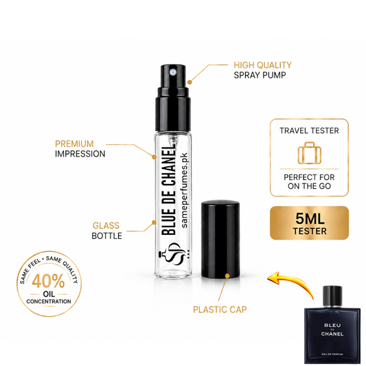 BLEU DE CHANEL TESTER — Premium Impression | 40% Oil Extrait Perfume