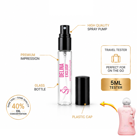 DELINA EXCLUSIF PARFUMS DE MARLY TESTER 5ML — PREMIUM IMPRESSION | 40% Oil Concentration