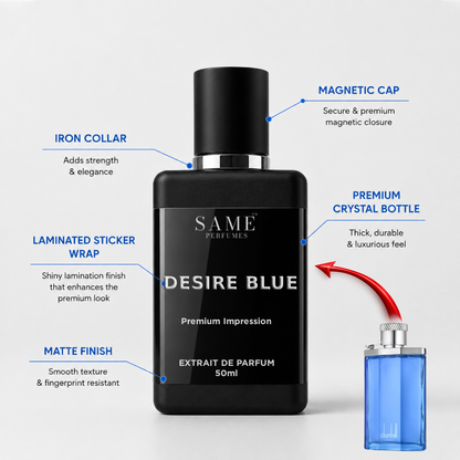 DESIRE BLUE DUNHILL  — Premium Impression | 40% Oil Concentration Perfume