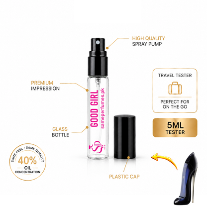 GOOD GIRL TESTER PREMIUM IMPRESSION – 5ML Women's Perfume