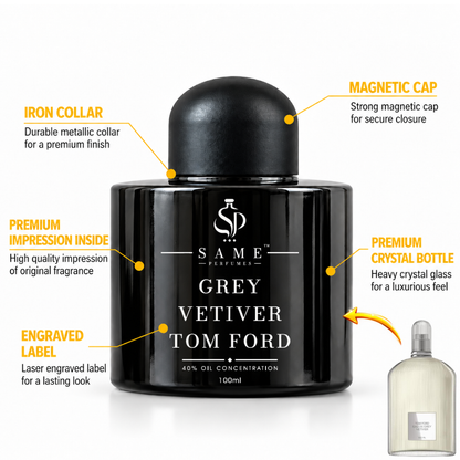 GREY VETIVER TOM FORD 100ML — PREMIUM IMPRESSION | 40% Oil Concentration