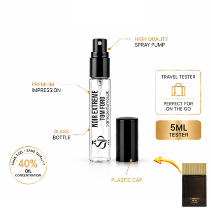 NOIR EXTREME TOM FORD TESTER 5ML — PREMIUM IMPRESSION | 40% Oil Concentration