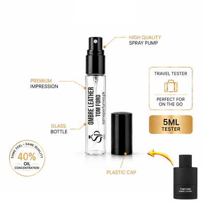 OMBRÉ LEATHER TOM FORD TESTER 5ML — PREMIUM IMPRESSION | 40% Oil Concentration