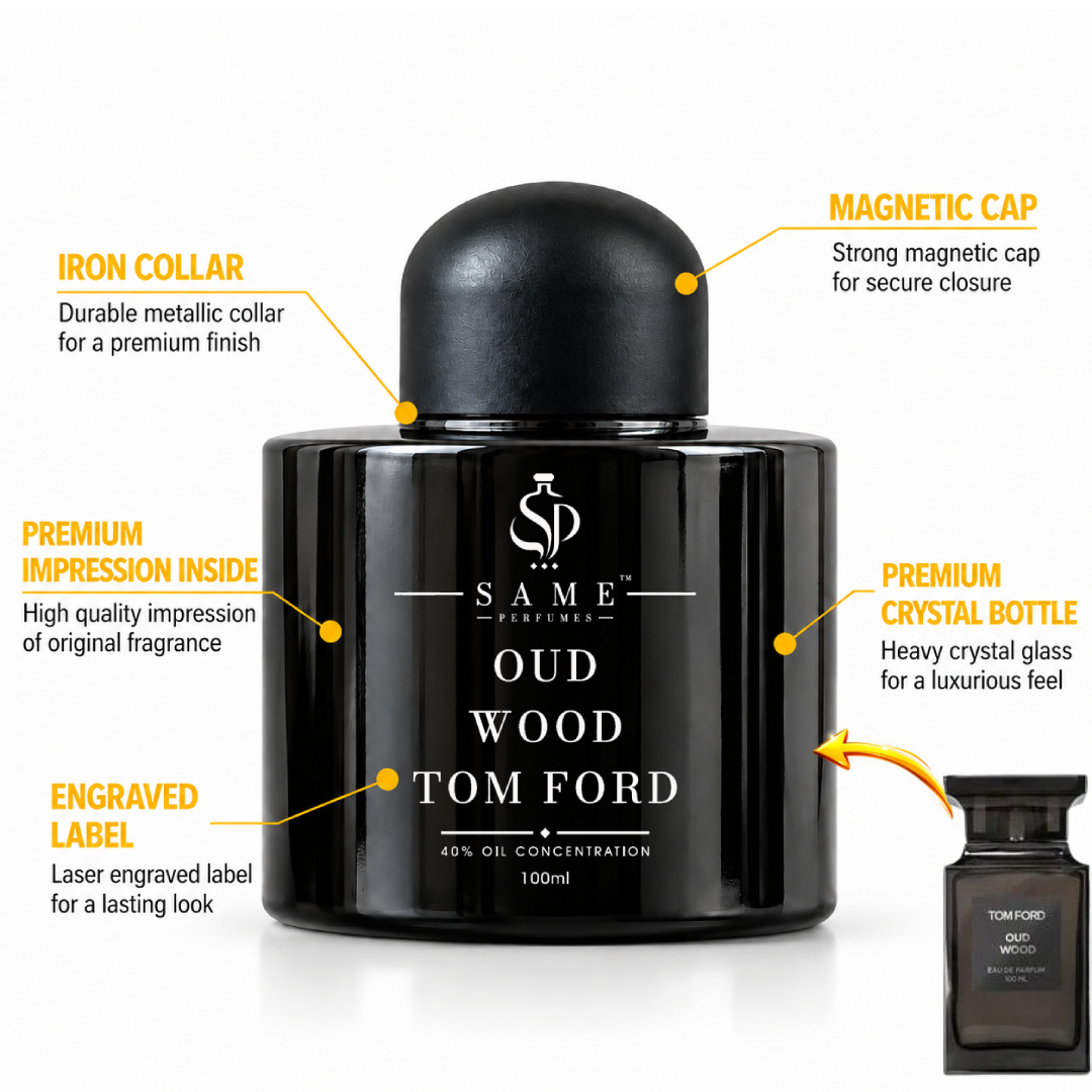 OUD WOOD TOM FORD 100ML — PREMIUM IMPRESSION | 40% Oil Concentration