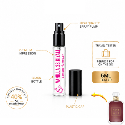 VANILLA 28 KAYALI TESTER - PREMIUM IMPRESSION – 5ML Women's Perfume